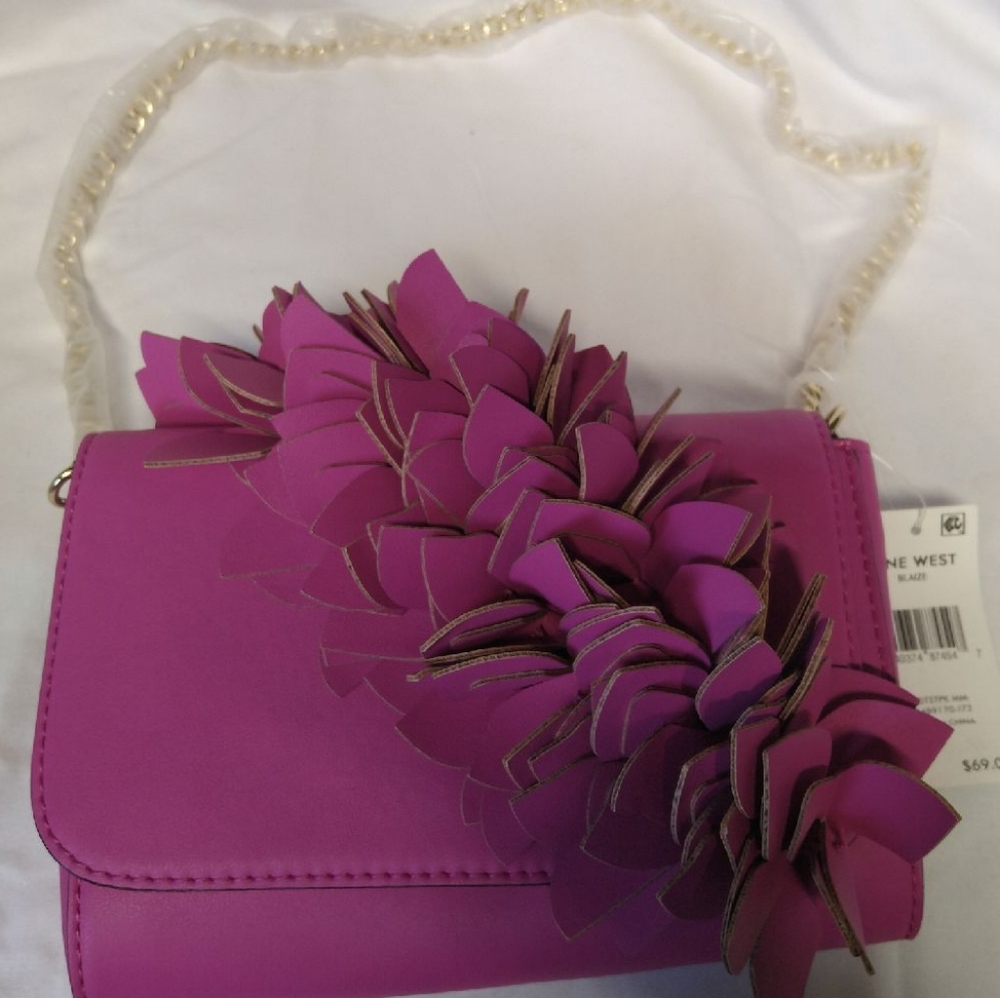 Purple Nine West clutch Purse